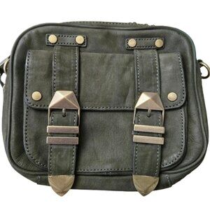Rebecca Minkoff Boyfriend Crossbody Forest Green Leather Bag